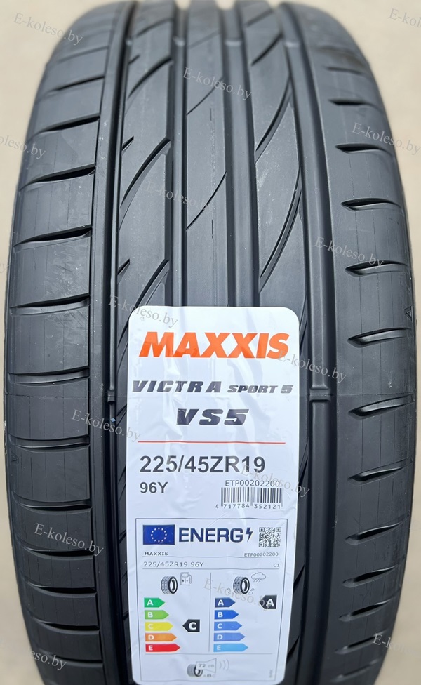 Автомобильные шины Maxxis Victra Sport 5 225/45 R19 96Y