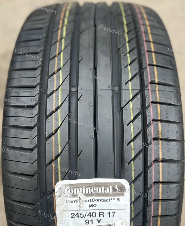 Автомобильные шины Continental ContiSportContact 5 245/40 R17 91W