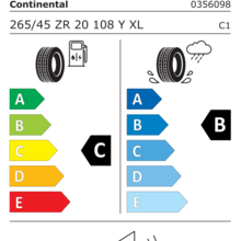 Автомобильные шины Continental ContiSportContact 5 265/45 R20 108Y