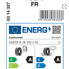 Автомобильные шины Continental UltraContact NXT 225/55 R18 102V