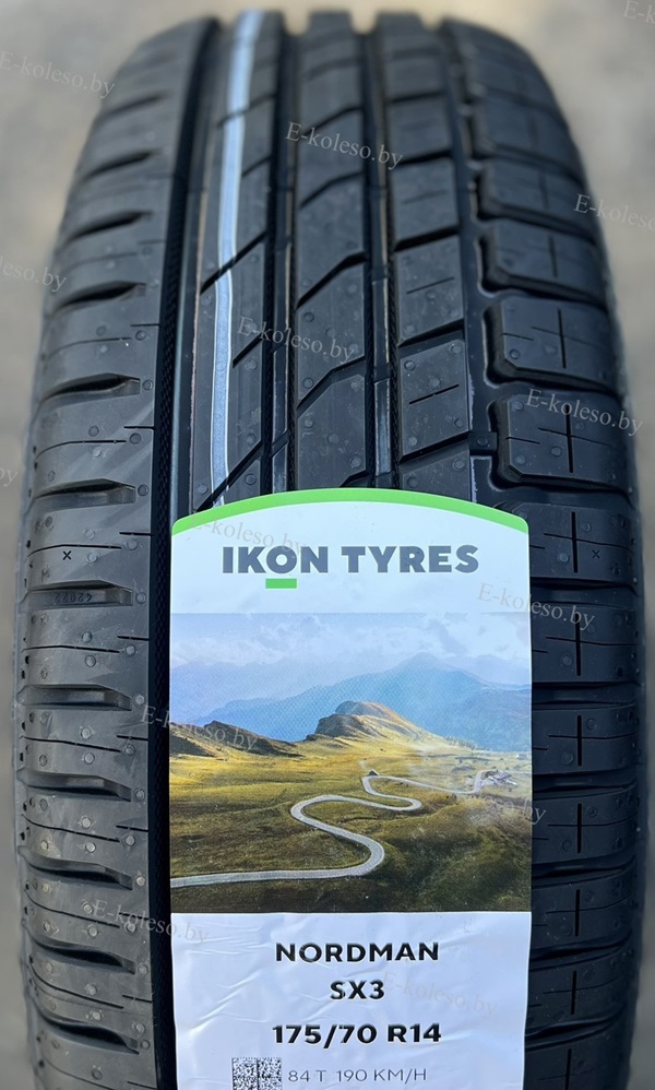 Автомобильные шины Ikon Tyres Nordman SX3 175/70 R14 84T
