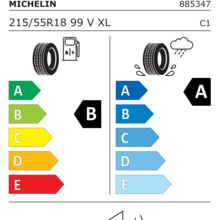 Автомобильные шины Michelin PRIMACY 4+ 215/55 R18 99V