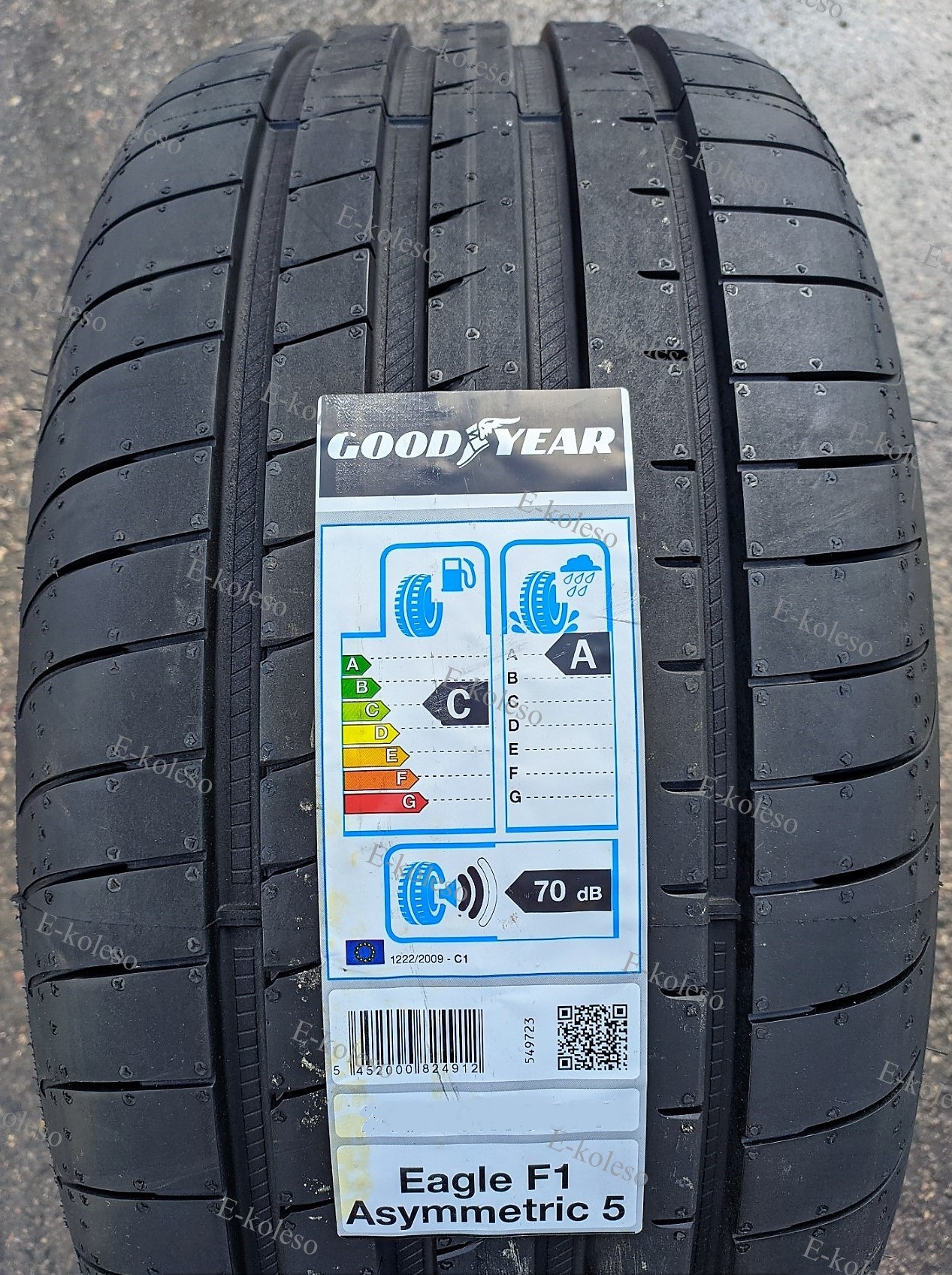 Автомобильные шины Goodyear Eagle F1 Asymmetric 5 255/45 R20 105H