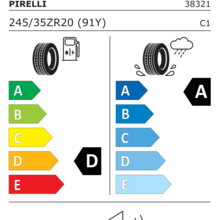 Автомобильные шины Pirelli P Zero PZ4 245/35 R20 91Y