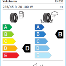 Автомобильные шины Yokohama Geolandar X-CV G057 235/45 R20 100W