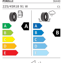 Автомобильные шины Pirelli Cinturato P7 225/45 R18 95W