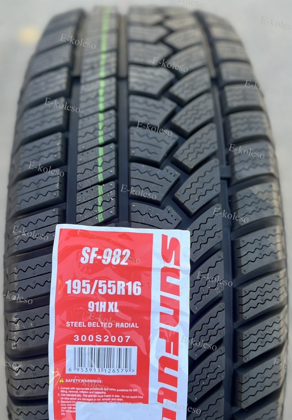 Автомобильные шины SunFull SF-982 195/55 R16 91H