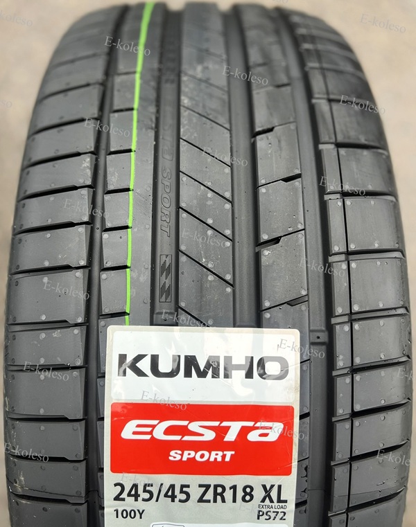 Автомобильные шины Kumho Ecsta Sport PS72 245/45 R18 100Y