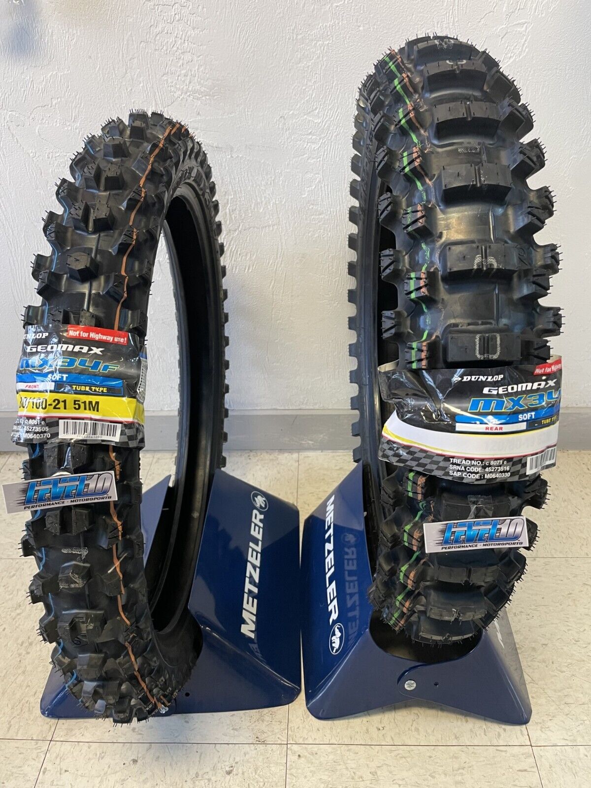 Мотошины Dunlop Geomax MX34 90/100 R16 