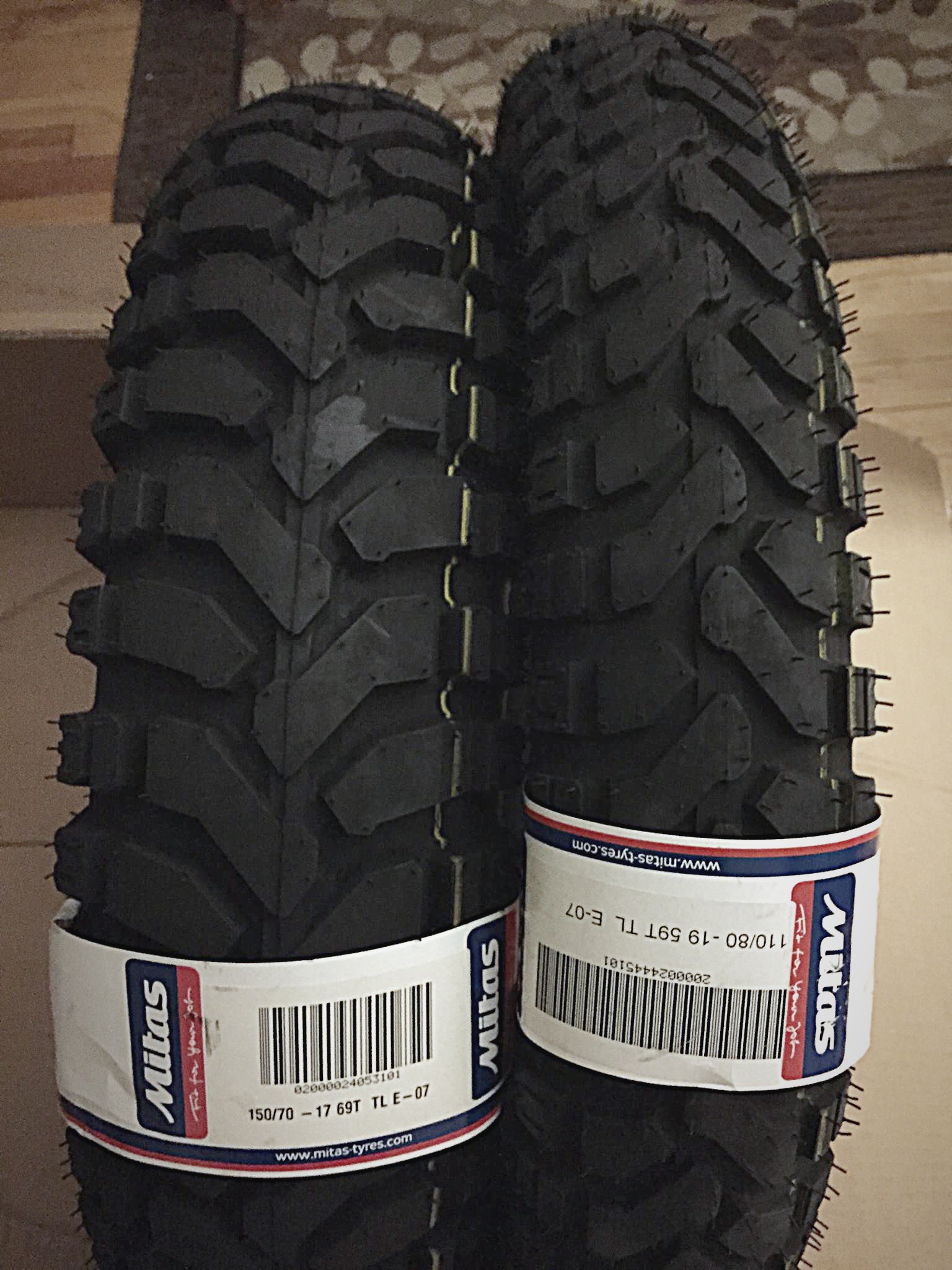 Мотошины Mitas E-07+ Dakar 140/80 R17 