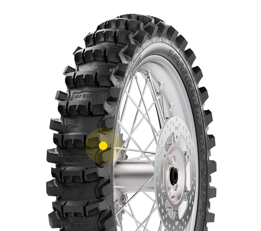 Мотошины Pirelli Scorpion MX Soft 80/100 R12 