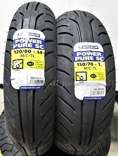 Мотошины Michelin Reinf Power Pure Sc 120/70 R12 58P
