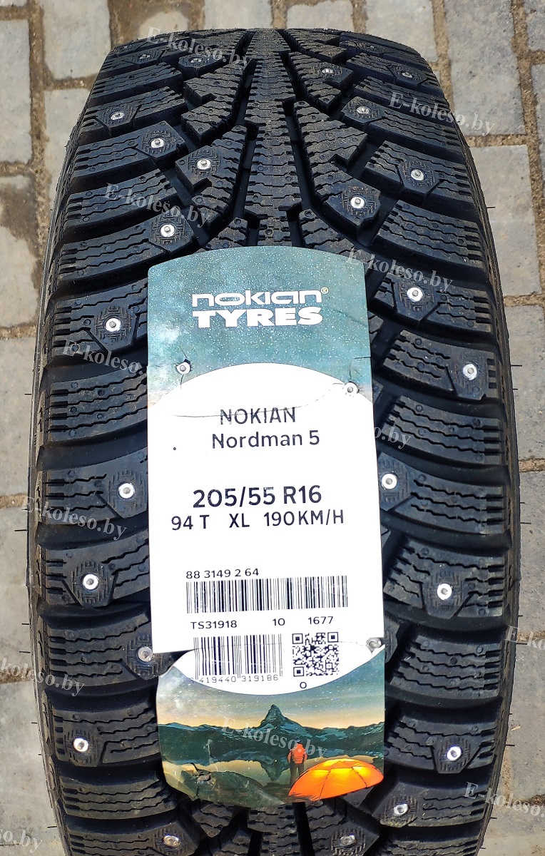 Автомобильные шины Nokian Nordman 5 205/55 R16 94T