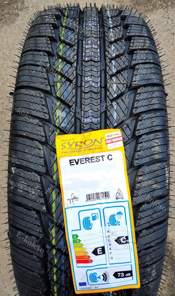 Автомобильные шины Syron Everest C 215/60 R16C 103/101T