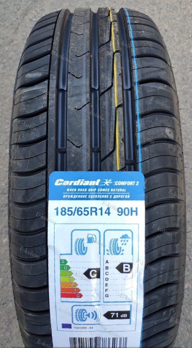 Автомобильные шины Cordiant Comfort 2 185/65 R14 90H