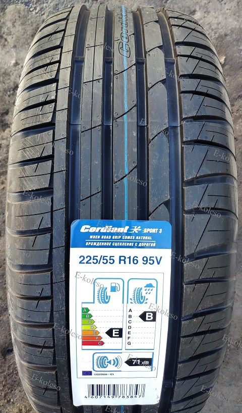 Автомобильные шины Cordiant Sport 3 225/55 R16 95V