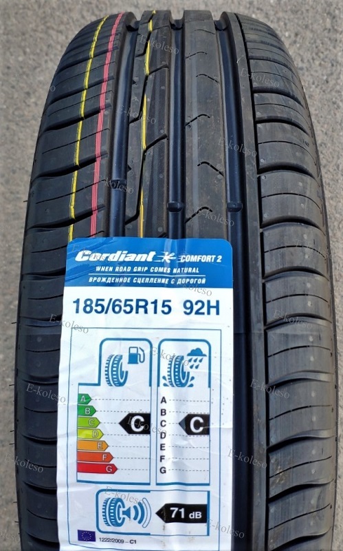 Автомобильные шины Cordiant Comfort 2 185/65 R15 92H