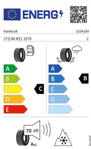 Автомобильные шины Hankook iON icept SUV IW01A  275/40R21 107V