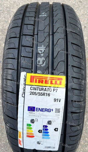 Автомобильные шины Pirelli Cinturato P7 205/55 R16 91V