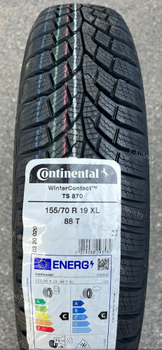 Автомобильные шины Continental WinterContact TS 870 155/70R19 88T