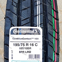 Continental Contivancontact 100 195/75 R16C 107/105R
