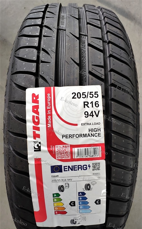 Автомобильные шины Tigar High Performance 205/55 R16 94V