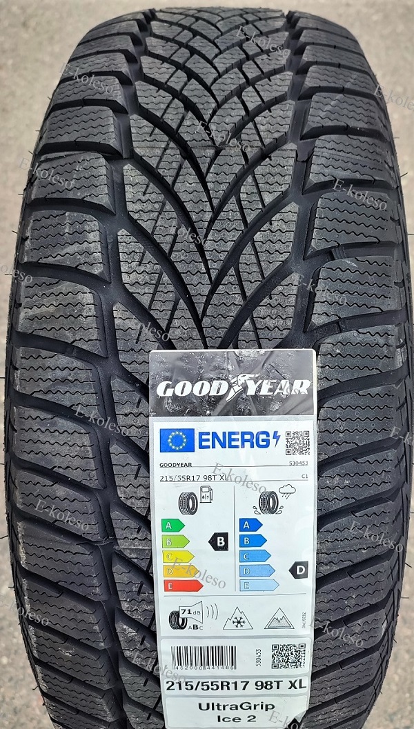 Автомобильные шины Goodyear Ultragrip Ice 2 215/55 R17 98T