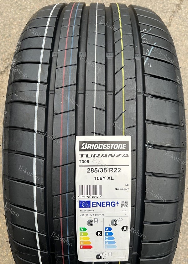 Автомобильные шины Bridgestone Turanza T005 285/35 R22 106Y