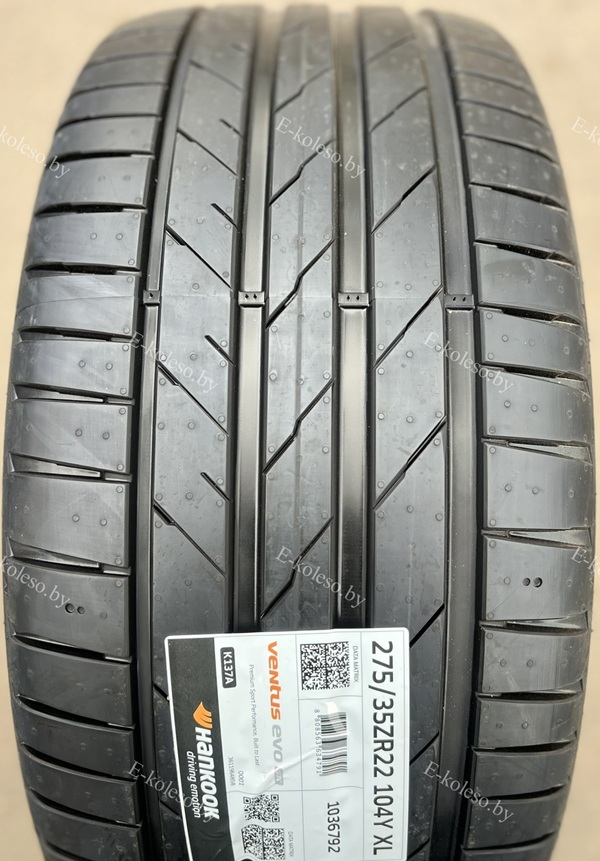 Автомобильные шины HANKOOK Ventus evo SUV K137A 275/35 R22 104Y
