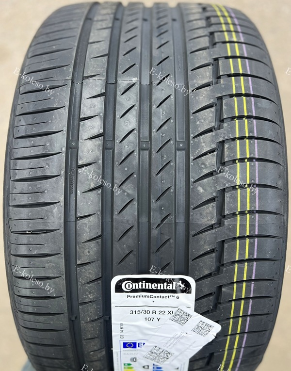 Автомобильные шины Continental PremiumContact 6 315/30R22 107Y