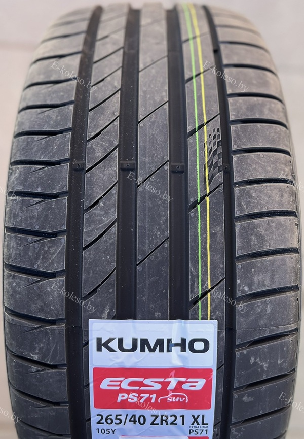 Автомобильные шины Kumho Ecsta PS71 265/40R21 106Y