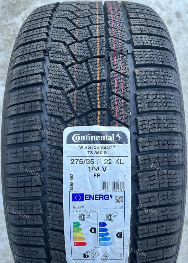 Автомобильные шины Continental WinterContact TS 860 S 275/35R22 104V 
