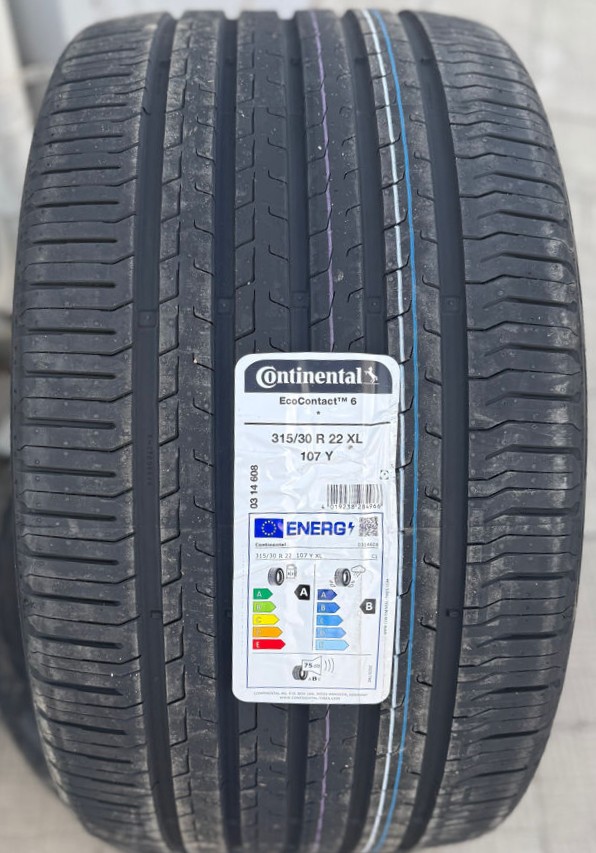 Автомобильные шины Continental EcoContact 6 315/30R22 107Y