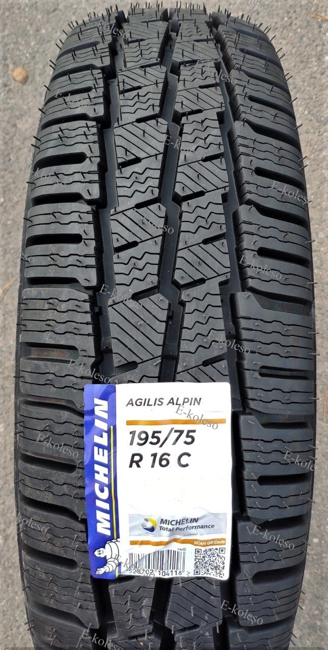 Автомобильные шины Michelin Agilis Alpin 195/75R16C 110/108R