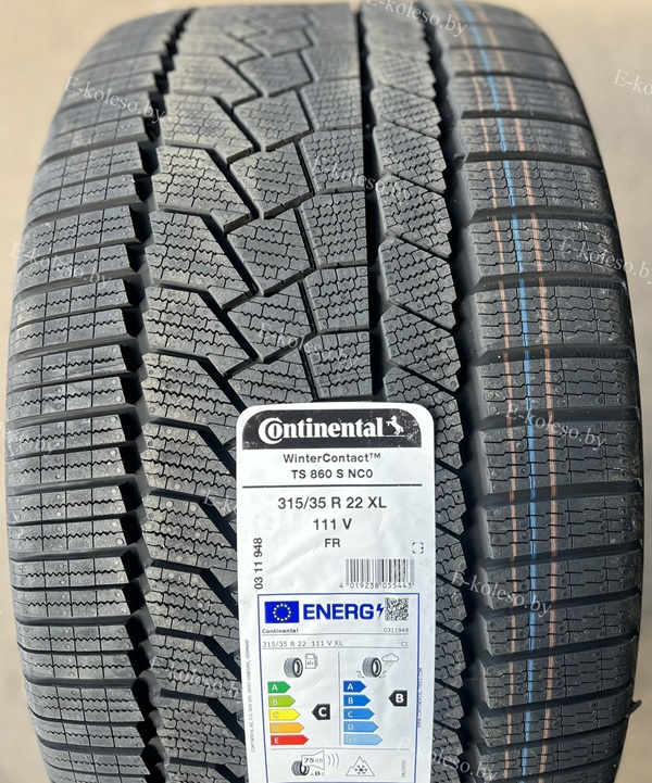 Автомобильные шины Continental WinterContact TS 860 S 315/35R22 111V