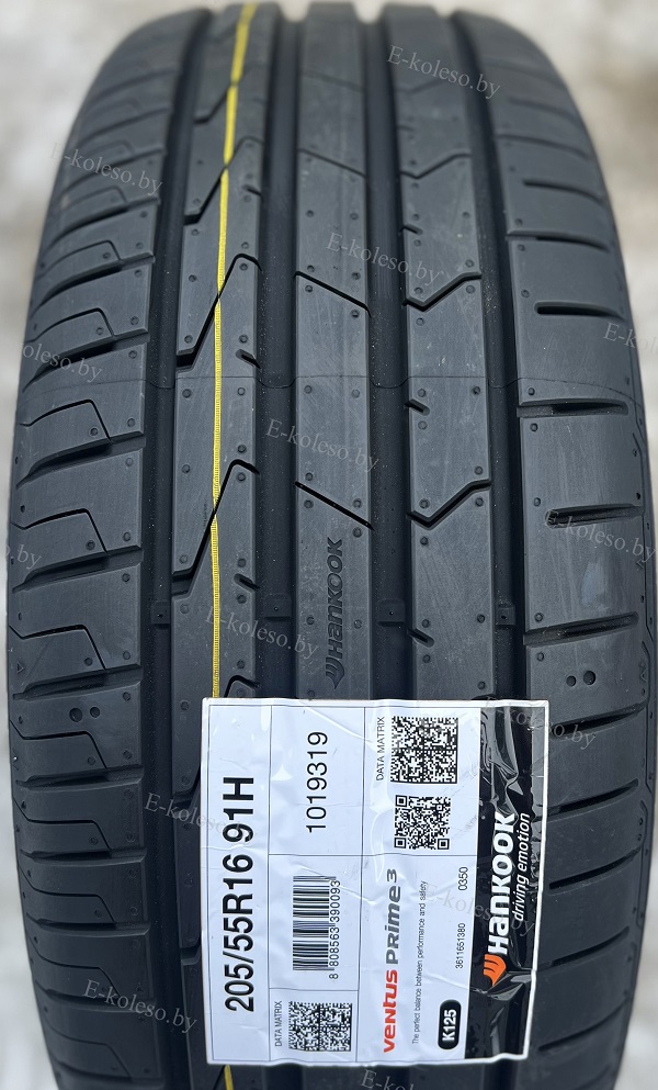 Автомобильные шины Hankook Ventus Prime3 K125 205/55 R16 91H