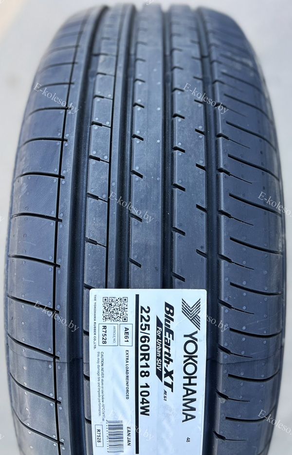 Автомобильные шины Yokohama BluEarth-XT AE61 225/60 R18 104W
