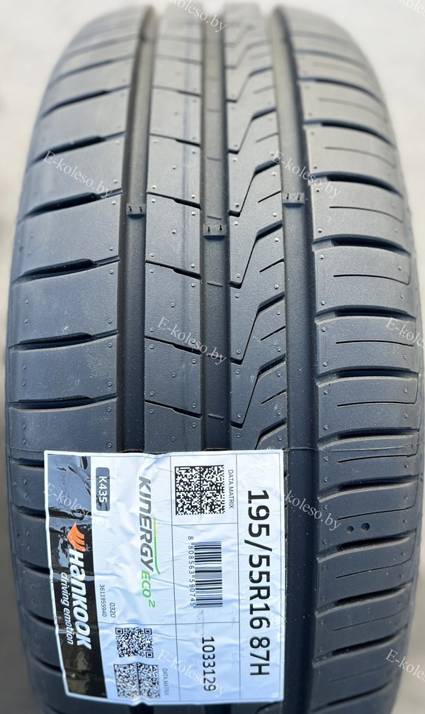 Автомобильные шины Hankook Kinergy Eco 2 K435 195/55 R16 87H