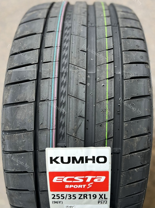 Автомобильные шины Kumho Ecsta Sport S PS72 255/35 R19 96Y