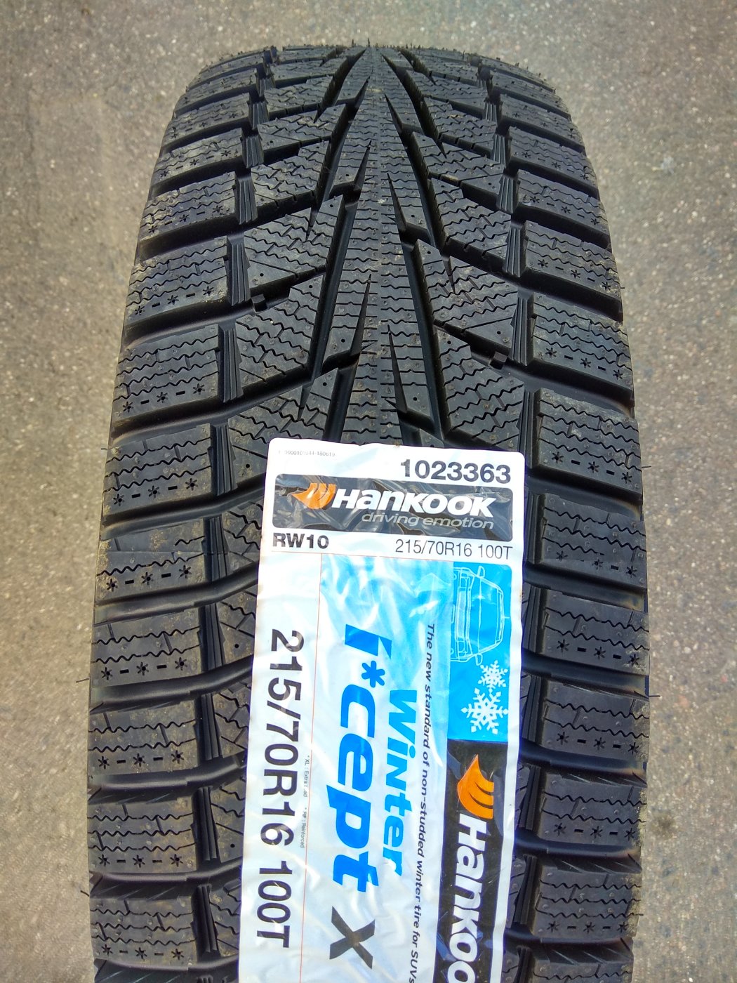 Автомобильные шины Hankook Winter I*cept X Rw10 215/70 R16 100T