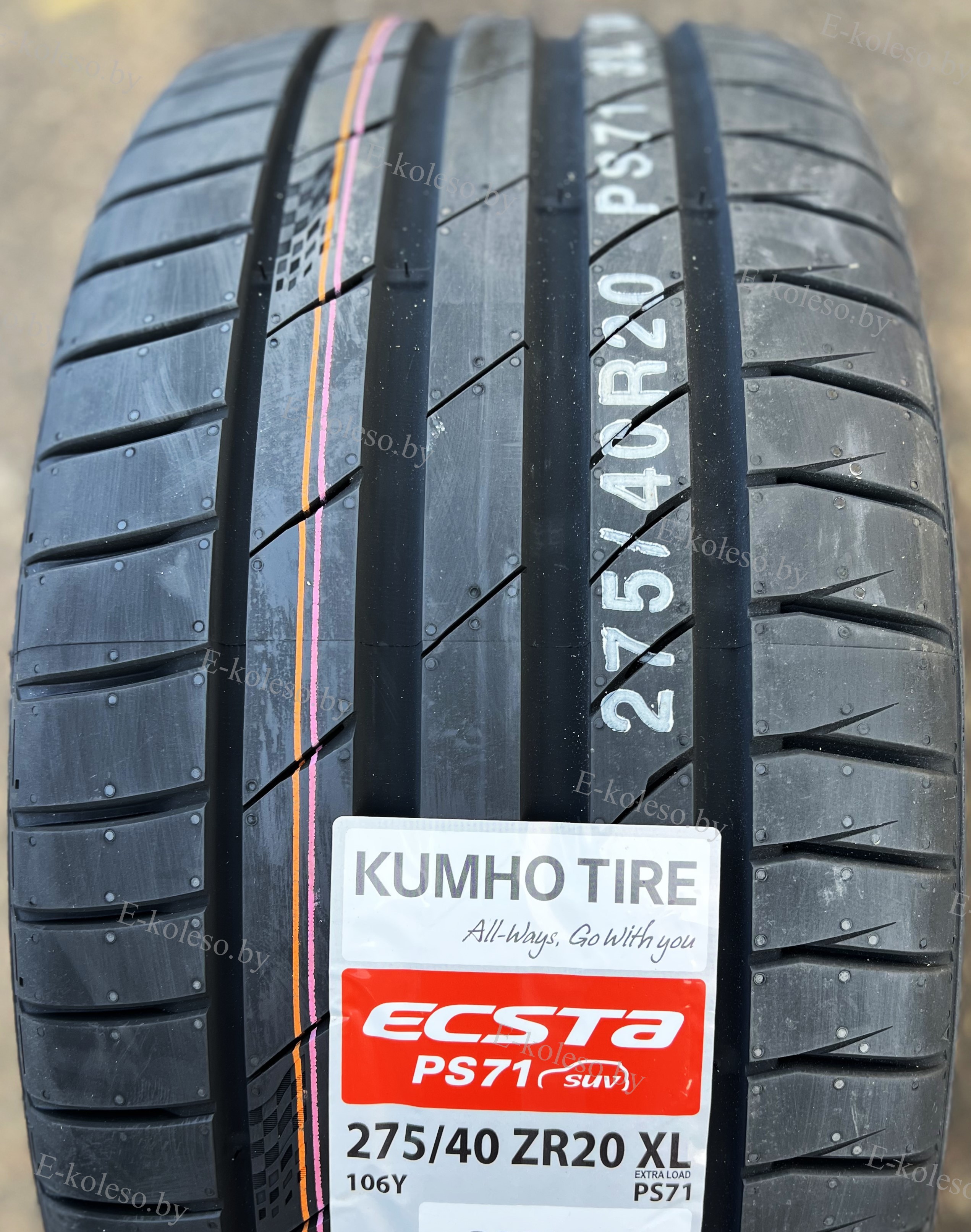 Автомобильные шины Kumho Ecsta PS71 SUV 275/40 R20 106Y