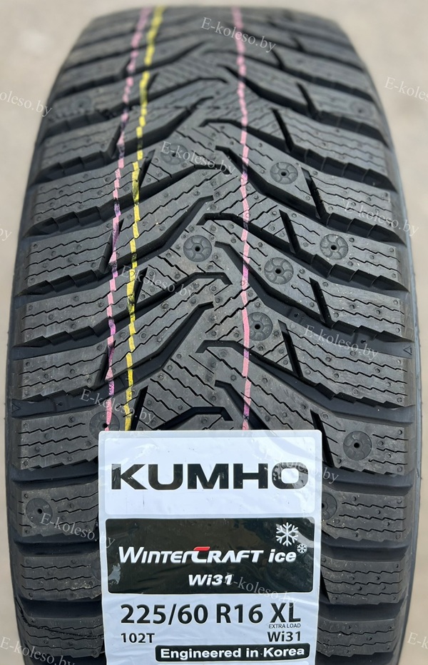 Автомобильные шины Kumho WinterCraft ice WI31 225/60 R16 102T