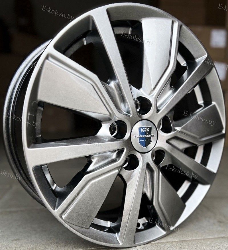 Литые диски K&K Гамбит Дарк Платинум 6.5J/16 5x110 ET38.0 D65.1