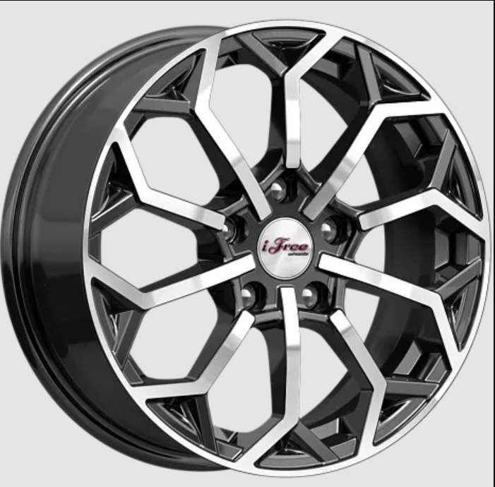 Стальные диски iFree Спейс-Нидл Блэк Джек 6.5J/16 5x114.3 ET40.0 D66.1