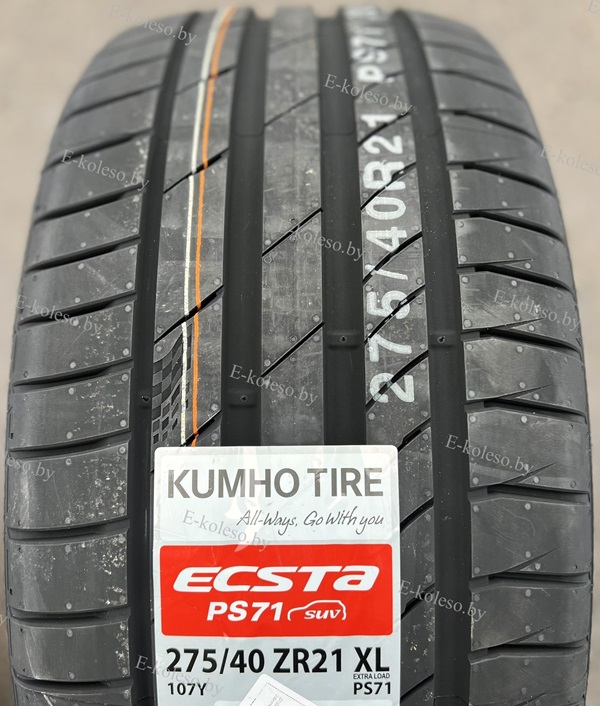Автомобильные шины Kumho Ecsta PS71 SUV 275/40 R21 107Y