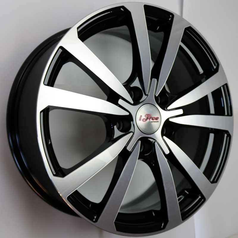 Литые диски iFree KC645-02-mb Бэнкс 7.0J/17 5x112 ET35.0 D66.6