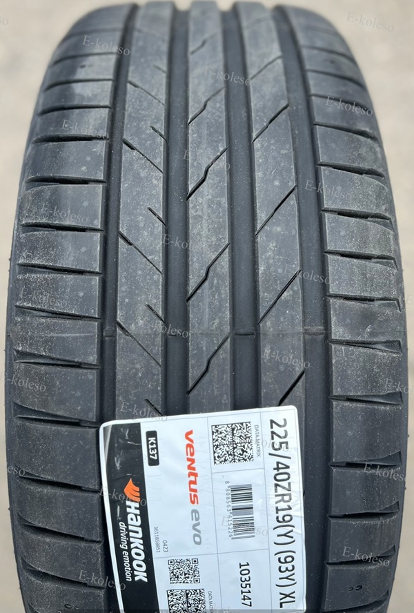 Автомобильные шины Hankook Ventus evo K137 225/40 R19 93Y