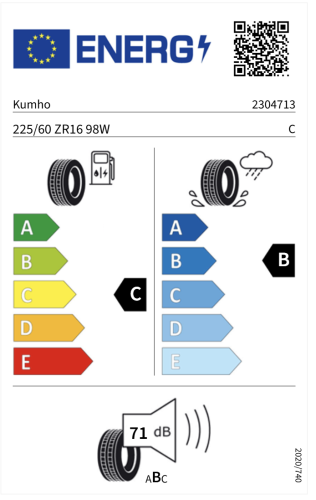 Автомобильные шины Kumho Ecsta HS52 225/60 R16 98W
