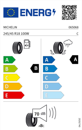 Автомобильные шины
 
Michelin
 
Primacy 5
 
245/45 R18 100W