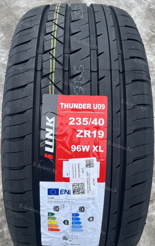Автомобильные шины iLINK THUNDER U09 235/40 R19 96W